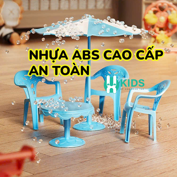 Đồ chơi lâu đà ngôi nhà búp bê cỡ siêu lớn lắp ráp gấp gọn thông minh sẵn 2 búp bê, đầy đủ phụ kiện  - ảnh 3