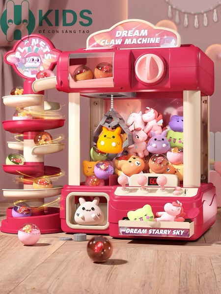 Máy Gắp Gấu 2in1 Kèm Đường Ray Bóng Lăn Cỡ Lớn - ảnh 1