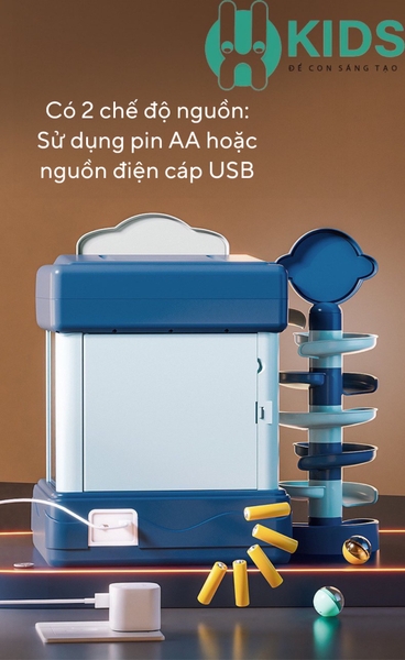 Máy Gắp Gấu 2in1 Kèm Đường Ray Bóng Lăn Cỡ Lớn - ảnh 4