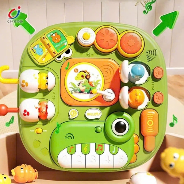 Bàn Bận Rộn Khủng Long Đa Năng Busy Board Cho Bé - ảnh 2