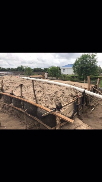 Bom cát xây tại Ấp Bắc Cai Lậy Tiền Giang