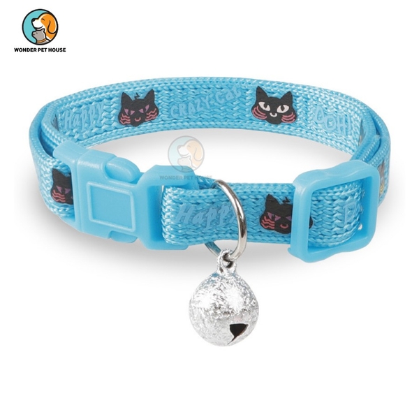 Vòng Cổ Họa Tiết Cute Cat Cao Cấp Cho Thú Cưng