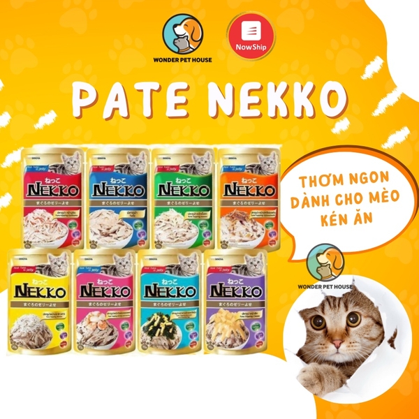 Pate Nekko 70g cho Mèo - Thức ăn ướt giàu dinh dưỡng, vitamin
