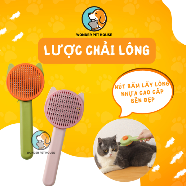 Lược chải lông mẫu TAI MÈO