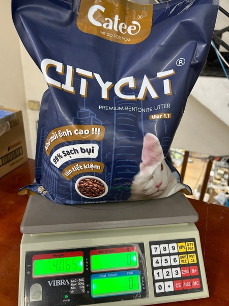 Cát vệ sinh cho mèo CITYCAT 8L 4kg siêu vón khử mùi giá rẻ