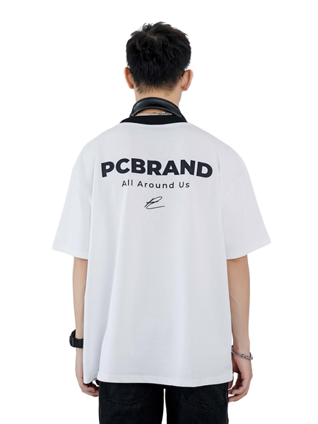 PC® WHITE BASIC TEE