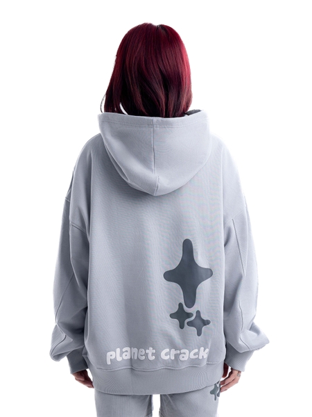 PC® GREY HUG OR CRACK HOODIE