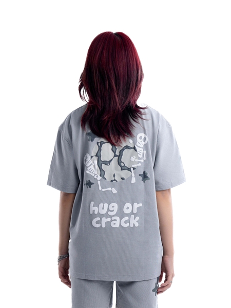 PC® GREY HUG OR CRACK TEE