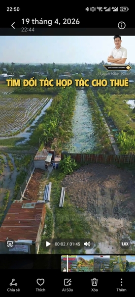 🌿 CHO THUÊ HOẶC HỢP TÁC – SIÊU PHẨM VƯỜN SINH THÁI MẶT TIỀN TUYẾN TRÁNH (MỸ HÒA)