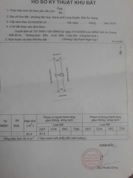 🔰 BÁN NỀN ĐƯỜNG CHÍNH KDC VĂN PHÒNG ĐĂNG KÝ ĐẤT ĐAI – MỸ QUÝ