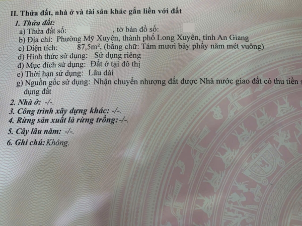 🔰 BÁN NỀN ĐẤT TRỐNG MẶT TIỀN ĐƯỜNG SỐ 6 (LÝ THÁI TỔ NỐI DÀI) – GIÁ TỐT NHẤT KHU VỰC