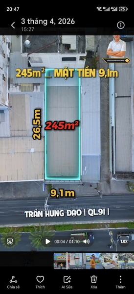 🏢 BÁN ĐẤT TẶNG NHÀ MẶT TIỀN TRẦN HƯNG ĐẠO – VỊ TRÍ ĐẮC ĐỊA TRUNG TÂM MỸ PHƯỚC