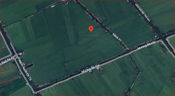 🔰 Bán Đất Ruộng  Mỹ Hòa – Vị Trí Đường Mương Bà Hai, Gần Kênh 77