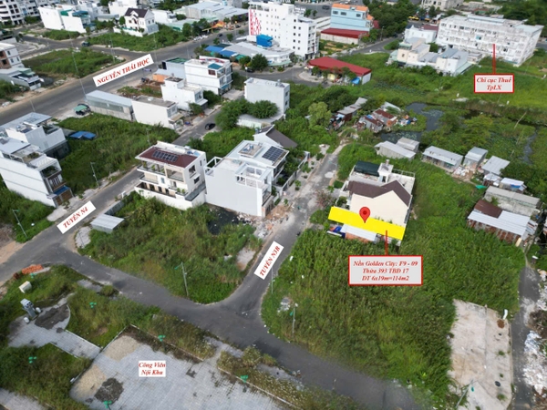 BÁN NỀN ĐẤT ĐẸP KẾ BÊN CÔNG VIÊN NỘI KHU – KHU ĐÔ THỊ GOLDEN CITY (MỸ HÒA)