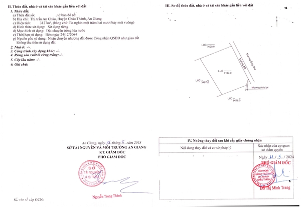 🔰 Bán11 công Đất Ruộng An Châu, Châu Thành - Lộ Ô Tô, Giá Hấp Dẫn!