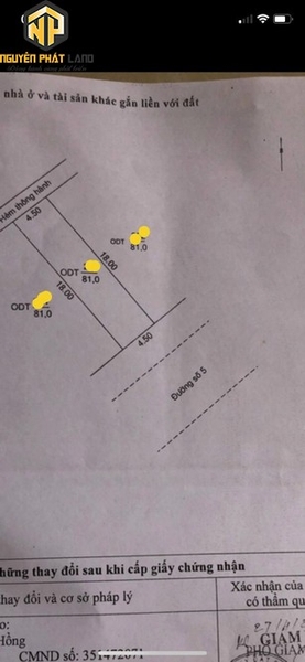 [NP60] Bán nền đường số 5 - Tây Đại Học