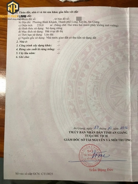 [NP103]  Bán nền góc ngay chợ Sao Mai - Bình Khánh 5