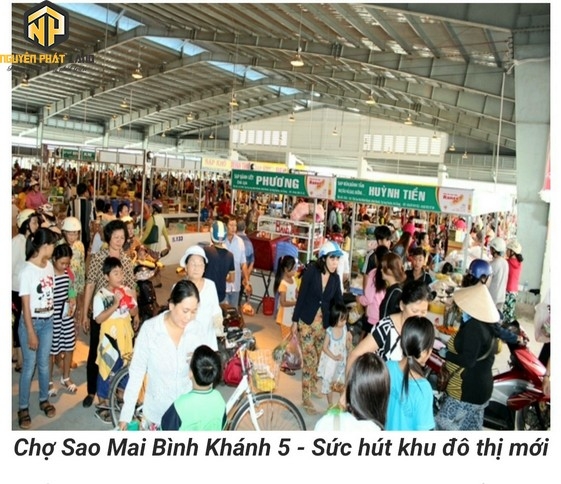 [NP103]  Bán nền góc ngay chợ Sao Mai - Bình Khánh 5