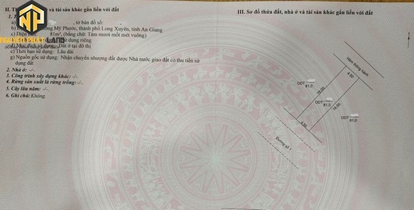 BÁN NỀN GIÁ RẺ  ĐƯỜNG SỐ 1 MẶT TIỀN CÔNG VIÊN - TÂY ĐẠI HỌC [ DB.ĐS1TĐH.1]