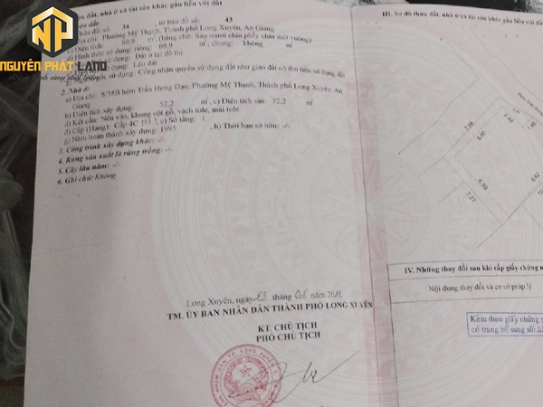 Bán nền tặng nhà hẻm Trần Hưng Đạo, Mỹ Thạnh [B.THĐ.3]