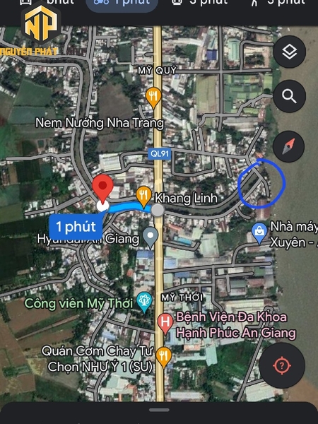 BÁN ĐẤT RẠCH GÒI LỚN - PHƯỜNG MỸ THỚI [B.ĐCRGL.2]