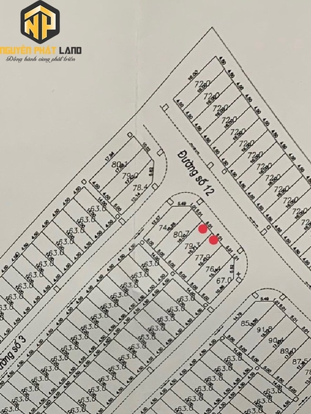 BÁN NHANH cặp nền Đường số 12 KHU TÂY ĐẠI HỌC GĐ2, Mỹ Phước [B.ĐS12TĐH2.2]