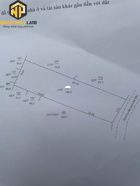 BÁN NỀN ĐƯỜNG CẶP RẠCH BÀ BẦU, ĐÔNG XUYÊN [BÁN NỀN ĐƯỜNG CẶP RẠCH BÀ BẦU, ĐÔNG XUYÊN]