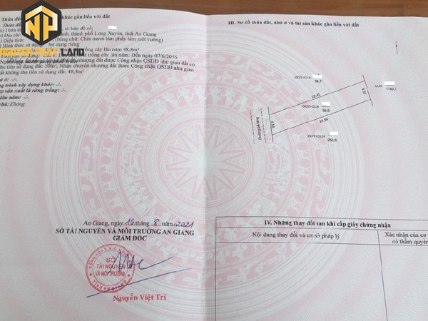 BÁN NỀN ĐƯỜNG THÔNG LƯU - TỔNG HỢI, BÌNH KHÁNH [B.ĐTLTH.2]