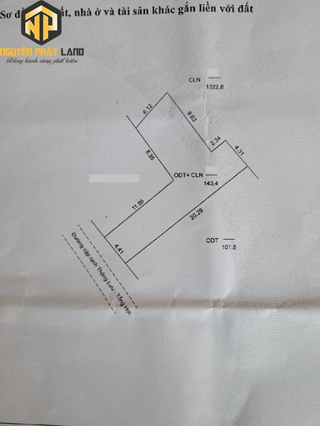 BÁN ĐẤT NỀN THỔ VƯỜN ĐƯỜNG THÔNG LƯU - BÌNH KHÁNH [B.ĐTLTH.3]