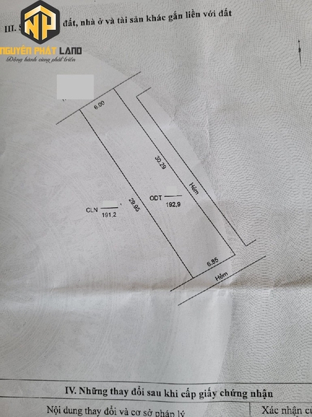 Bán nền nhánh Trần Hưng Đạo phía sau nhà máy nước Bình Đức [B.THĐ.11]