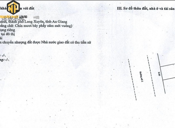 Bán Nền Đẹp Đường số 2 gần Hàm Nghi, Bình Khánh [B.ĐS2BK5.1]