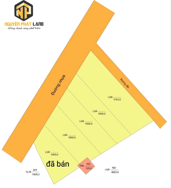 BÁN ĐẤT MẶT TIỀN LỘ NHỰA - TÂY AN BỜ HỒ - ĐỨC THÀNH [B.ĐTABH.9]