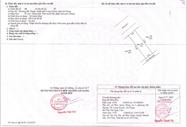 🔰 Bán Nền Đất 87.1m² Đường Số 1 KDC Ba Khuỳnh, Mỹ Thạnh - Tiềm Năng Lớn!