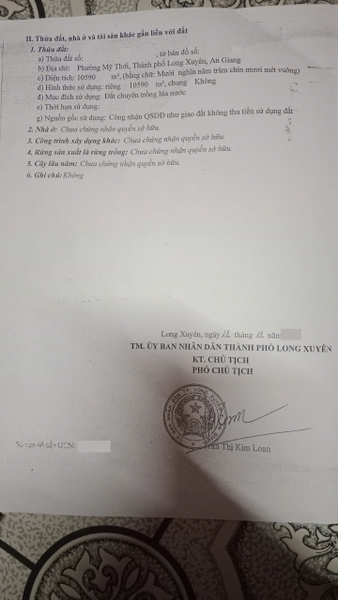 🔰 BÁN 10 CÔNG ĐẤT RUỘNG KÊNH SÁU BỬU, MỸ THỚI