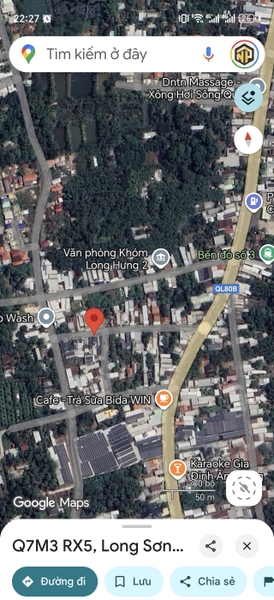 🏠 BÁN NHÀ 1 TRỆT 1 LẦU DIỆN TÍCH KHỦNG 203,8m² – NGANG 8,2M – GẦN QUỐC LỘ 80B