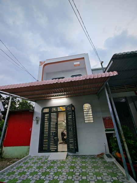 🏠 BÁN NHÀ 1 TRỆT 1 LẦU XÂY MỚI HIỆN ĐẠI – KDC XẺO TRÔM, MỸ PHƯỚC