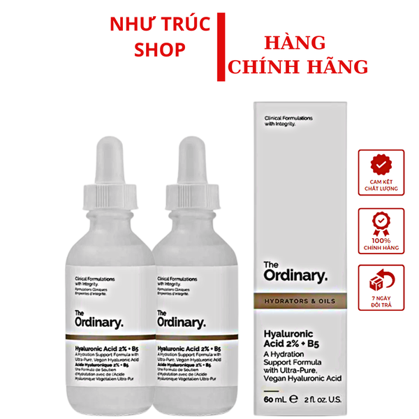 The Ordinary Hyaluronic Acid 2% + B5 - DƯỠNG ẨM