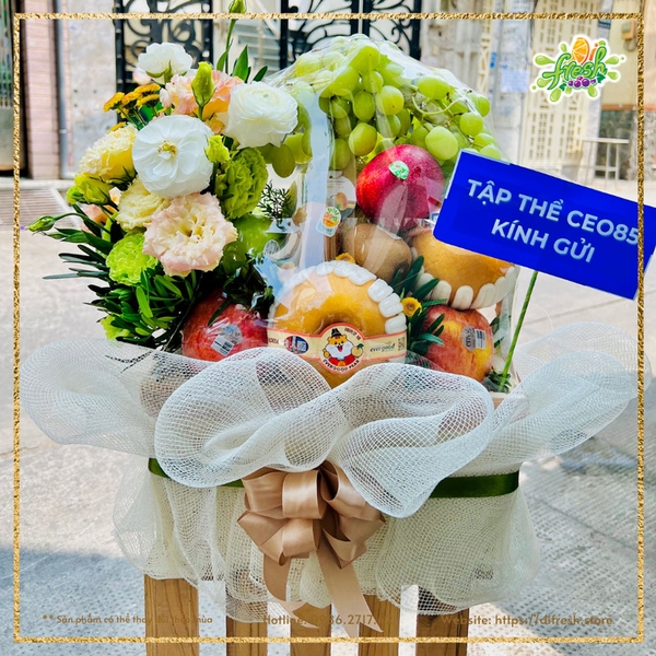Giỏ Quà tặng Trái Cây Kính Tặng
