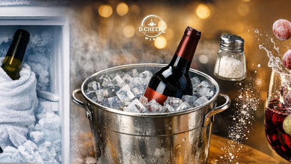 Cách làm lạnh rượu vang nhanh chóng: Chuẩn gu thưởng thức