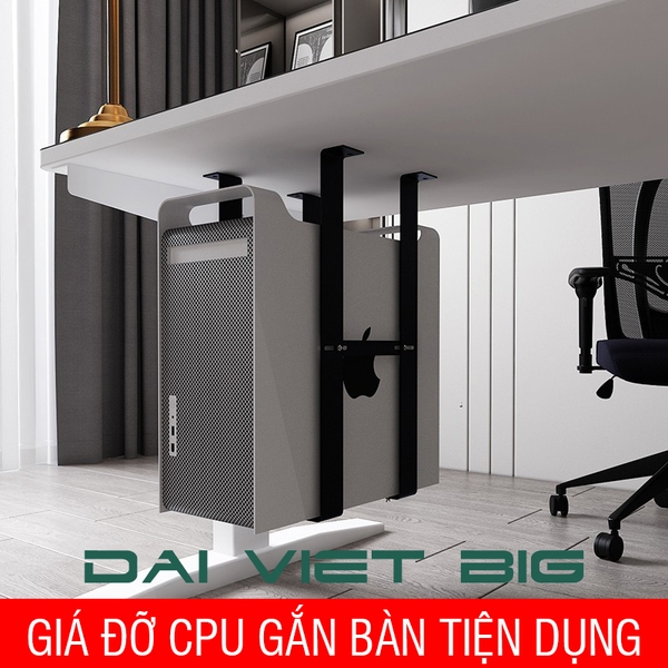 Kệ Treo CPU Gắn bàn Mới Nhất, Giá treo CPU, Giá Đỡ CPU Gắn Bàn, Giá Treo CPU Gắn Bàn (Có Thể Điều Chỉnh Độ Rộng 25 cm)