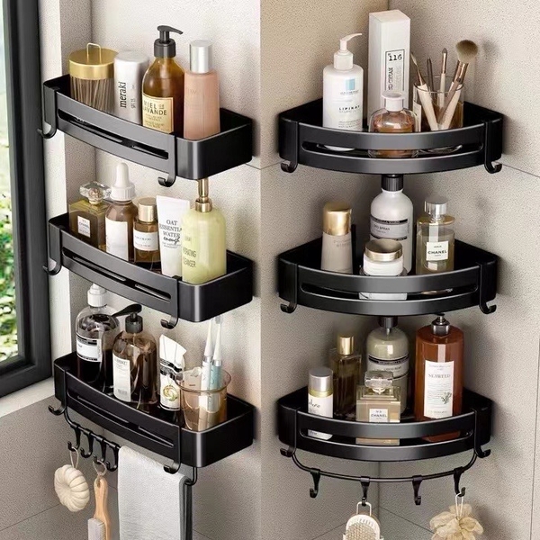 Kệ gắn góc tường ĐAIVIETBIG đựng đồ đa năng tiện lợi cho phòng tắm