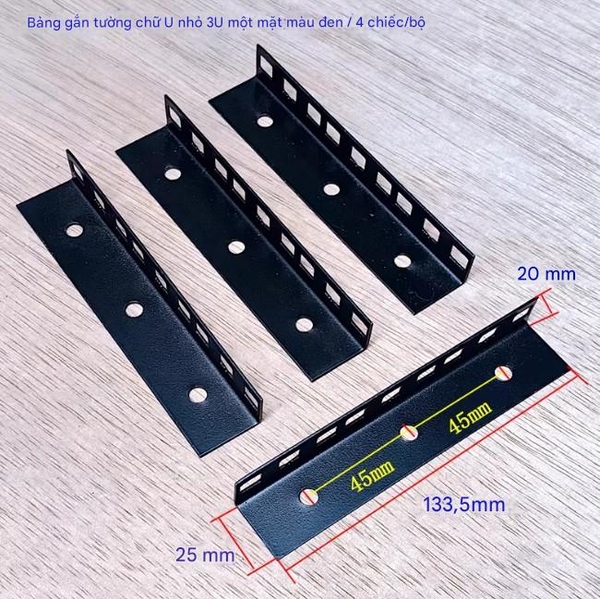 Thanh ray tủ rack 1 mặt (U-board nhỏ) gắn thiết bị âm thanh – nhiều ...