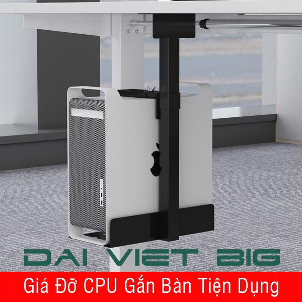Kệ Treo CPU Gắn bàn Mới Nhất, Giá treo CPU, Giá Đỡ CPU Gắn Bàn, Giá Treo CPU Gắn Bàn (Có Thể Điều Chỉnh Độ Rộng)
