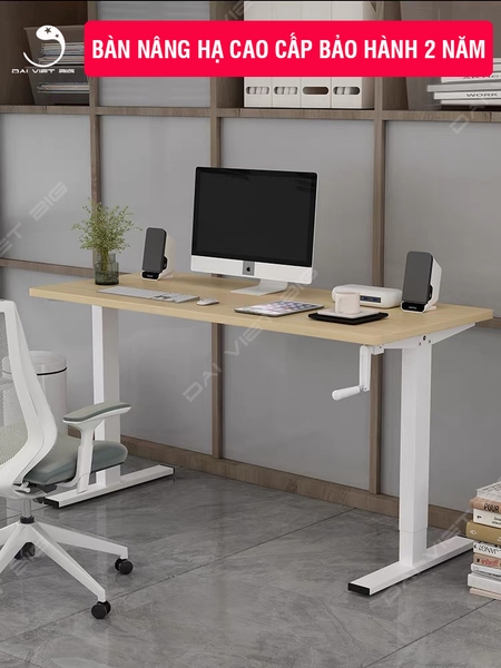 Bàn làm việc nâng hạ chiều cao, bàn thông minh tăng giảm chiều cao