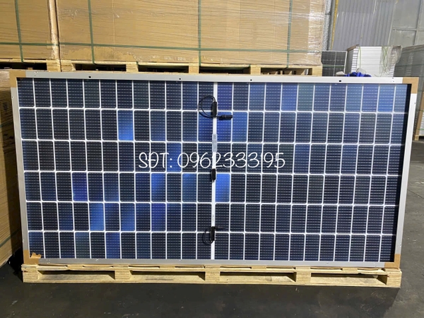 Tấm Pin SOLAR MODULE 550W LOẠI A 2MẶT KÍNH HIỆU SUẤT CAO 2025