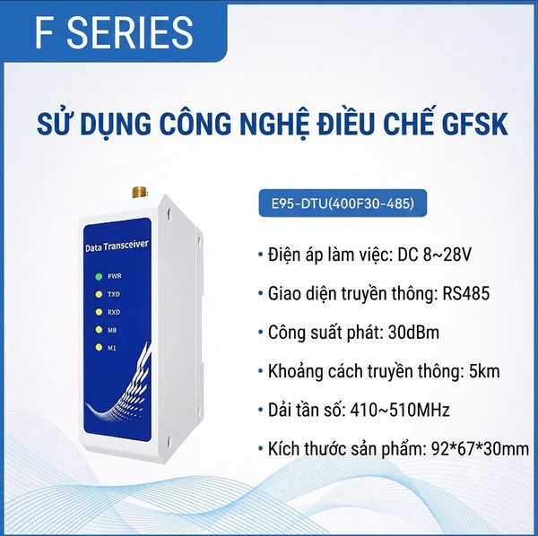 Bộ thu phát dữ liệu RF Lora E95-DTU(400F30-485)