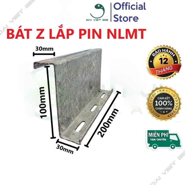 Bát Z gắn tấm pin năng lượng mặt trời mạ kẽm nhúng nóng dày 2mm