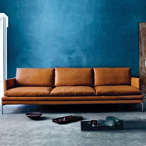Ghế sofa văng đệm da Italia ĐV2