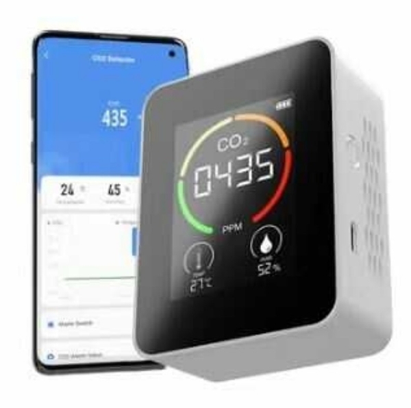 Máy dò CO2 di động đa chức năng PG-L28A-CO2, wifi trắng ba trong một