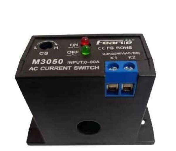 Rơle cảm ứng phát hiện dòng điện Fearlie M3080 (0-200A) thường mở